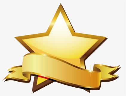 Estrellas Oro Png - Transparent Background Gold Star, Png Download, Transparent PNG