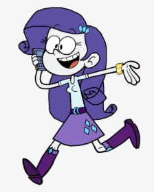 Cellphone, Equestria Girls, Open Mouth, Phone, Rarity, - Loud House My Little Pony, HD Png Download, Transparent PNG