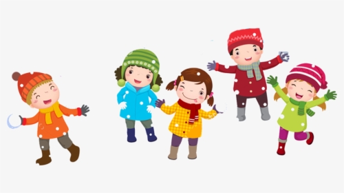 Snowball Clipart Snow Play - Playing In The Snow Clipart, HD Png Download, Transparent PNG