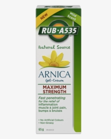 Rub A535 - Arnica Gel Cream Rub A535, HD Png Download, Transparent PNG