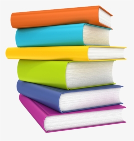 Ick To Your Back To School Budget - Colorful Stack Of Books, HD Png Download, Transparent PNG