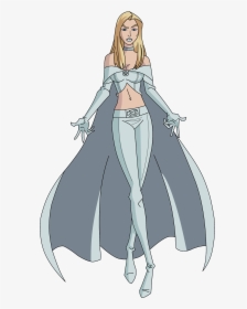 Emma Frost Png Clipart Background - X Men Cartoon Emma Frost, Transparent Png, Transparent PNG