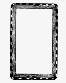 Warning Wood Frame Clip Arts - Leaves Page Border Black And White, HD Png Download, Transparent PNG