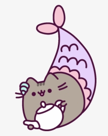 Cat Sticker Pusheen For Ios Android Giphy Gif Cat Transparent - Transparent Background Kawaii Sticker, HD Png Download, Transparent PNG