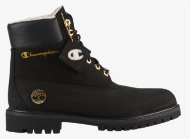 Black Champion Timberland Boots, HD Png Download, Transparent PNG