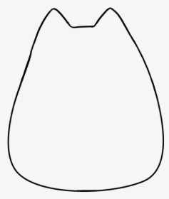 How To Draw Pusheen The Cat - Line Art, HD Png Download, Transparent PNG
