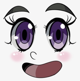 Eye Face Smiley - Anime Eye Face Transparent, HD Png Download, Transparent PNG