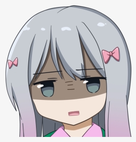 Disappointed Anime Face Png Disappointed Anime Face - Eromanga Sensei Png Chibi, Transparent Png, Transparent PNG