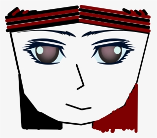 Anime Girl2 Clip Arts - Male Blue Anime Eyes, HD Png Download, Transparent PNG