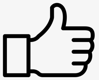 Thumb Signal Computer Icons Facebook Like Button Clip - Social Media Thumb Icon, HD Png Download, Transparent PNG