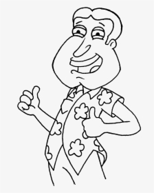 Family Guy Character Drawings, HD Png Download, Transparent PNG