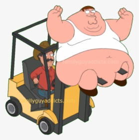 Forklift Peter Raise The Roof - Fat People On Forklift, HD Png Download, Transparent PNG