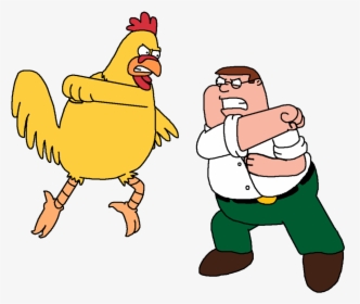 Peter Griffin Vs Ernie The Giant Chicken By Mighty - Peter Griffin Angry Transparent, HD Png Download, Transparent PNG