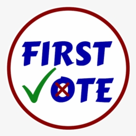 Official First Vote Logo - Circle, HD Png Download, Transparent PNG