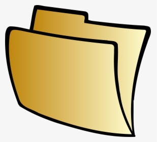 Folder Clipart Yellow Journal - Folder Clipart, HD Png Download, Transparent PNG