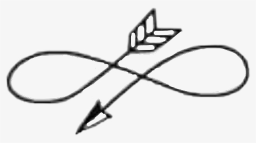 Simbolo Infinito Con Flecha Clipart - Arrow Infinity Tattoo Design, HD Png Download, Transparent PNG