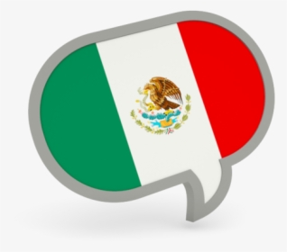 Speech Bubble Icon - Mexico Flag, HD Png Download, Transparent PNG
