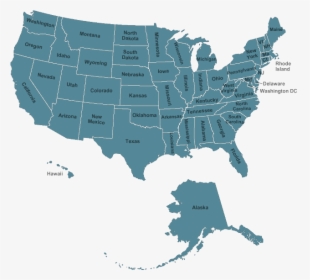 Usa Map - Hoagie Grinder Sub Map, HD Png Download, Transparent PNG