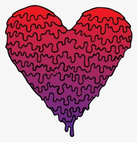 Tristan Racine Messy Heart - Dripping Heart Png, Transparent Png, Transparent PNG