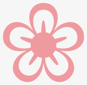 Flowerit 5 Pink - 5 Petal Flower Svg, HD Png Download, Transparent PNG