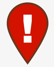 Warning Icon Png - Google Maps Warning Icon, Transparent Png, Transparent PNG