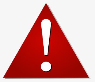 Electricity Clipart Warning - Red Exclamation Point In Triangle, HD Png Download, Transparent PNG