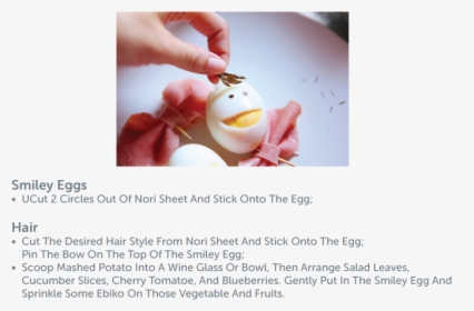 Smilley Eggs Salad Method-03 - Egg, HD Png Download, Transparent PNG