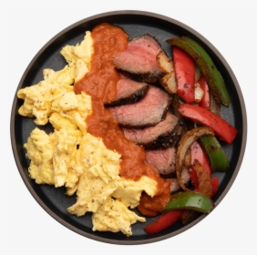 Steak & Eggs - Scrambled Eggs, HD Png Download, Transparent PNG