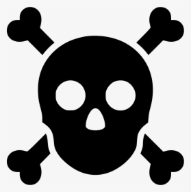 Skull Crossbones Anatomy Warning Poison Svg Png Icon - Transparent Background Poison Icon Png, Png Download, Transparent PNG