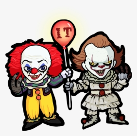 Pennywise Twins By Ghostyce - Pennywise Png, Transparent Png, Transparent PNG