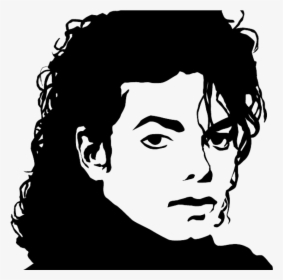 Michael Jackson Face Png - Michael Jackson Black And White Drawing, Transparent Png, Transparent PNG