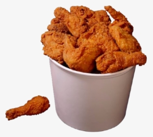 Fried Chicken Free Png Image Download - Chicken Wings In A Bucket, Transparent Png, Transparent PNG