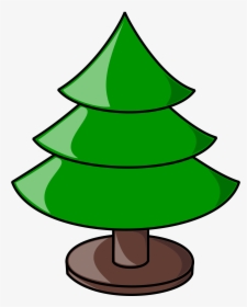Empty Tree Cliparts Free - Plain Christmas Tree Clip Art, HD Png Download, Transparent PNG