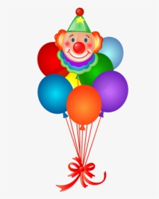 It Clown Png - Clown With Balloons Clipart, Transparent Png, Transparent PNG