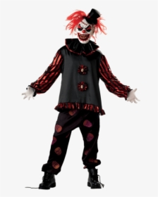 Transparent Scary Clown Png - Killer Clown Costume, Png Download, Transparent PNG