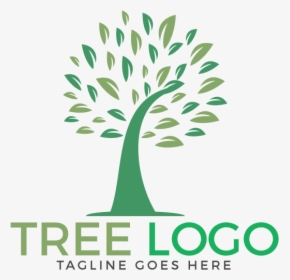 Green Tree Vector Logo Design - Illustration, HD Png Download, Transparent PNG