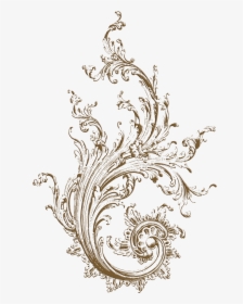 Engraving Tattoo Baroque Filigree Sleeve Png File Hd - Baroque Tattoo Designs, Transparent Png, Transparent PNG
