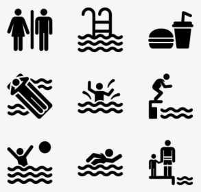 Free Swimming Pool Png - Swimming Pool Icon Vector, Transparent Png, Transparent PNG