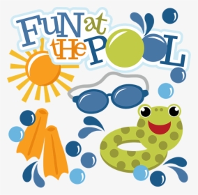 Fun At The Pool Svg Swimming Svg Files For Scrapbooking - Scalable Vector Graphics, HD Png Download, Transparent PNG
