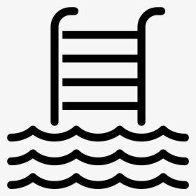 Pool Black And White Png - Swimming Pool Vector Png, Transparent Png, Transparent PNG