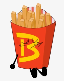 French Fries Png Pic - Bfdi Fries Eat Fries, Transparent Png, Transparent PNG
