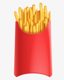 French Fries Fast Food Hamburger Pizza Frying - Cartoon French Fries Png, Transparent Png, Transparent PNG