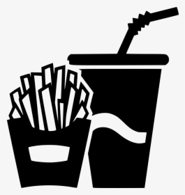 French Fries Potato Soda Paper Cup - French Fries Icon Png, Transparent Png, Transparent PNG