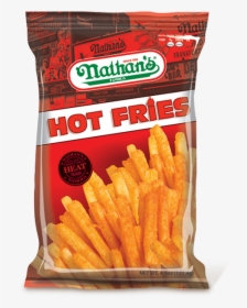 Hot Fries - Nathan's Hot Dogs, HD Png Download, Transparent PNG