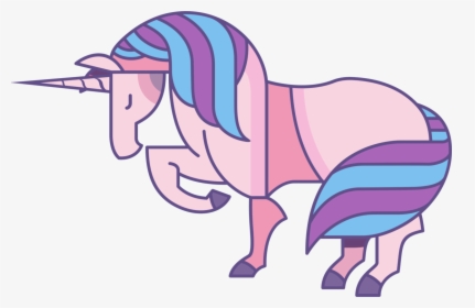 Art,pony,pink - Unicorn Cartoon Png, Transparent Png, Transparent PNG