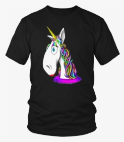 Unicorn Horn Rainbow Hair Cute Kids Love Great Tshirt, HD Png Download, Transparent PNG