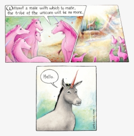 Transparent Unicorn Horn Png - Perry Bible Fellowship Unicorn, Png Download, Transparent PNG