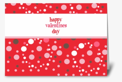 Happy Valentine S Day Card Greeting Card - Circle, HD Png Download, Transparent PNG