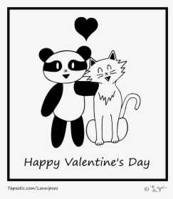 Happy Valentine S Day - Cartoon, HD Png Download, Transparent PNG