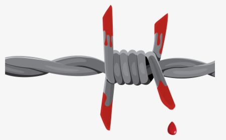 Bloody Barbed Wire - Bloody Barbed Wire Png, Transparent Png, Transparent PNG
